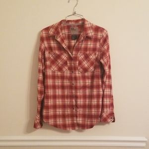 Plaid Button Down Top